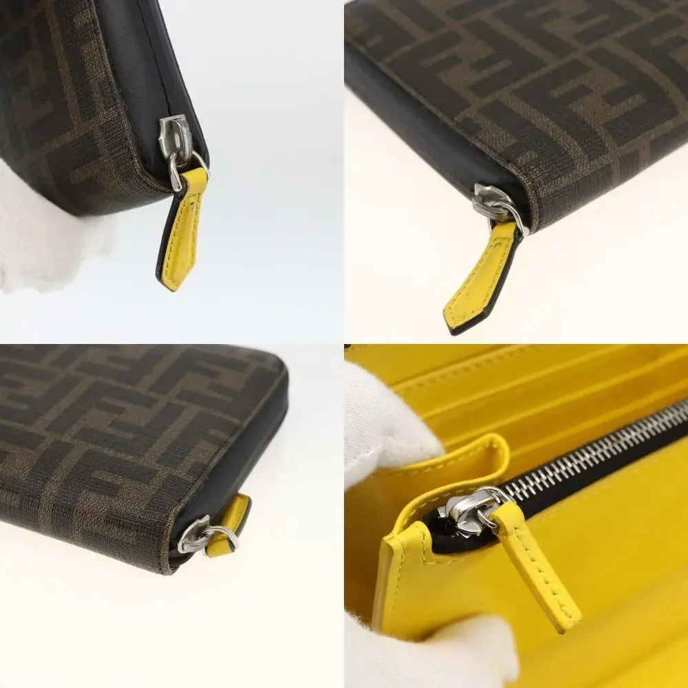 Fendi Zucca Long Wallet Black